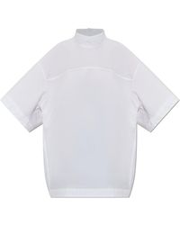 Ami Paris - Shirt With A Stand-Up Collar - Lyst