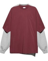 Vetements - Sweatshirt With Double T-Shirt - Lyst