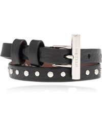 McQueen - Leather Bracelet - Lyst