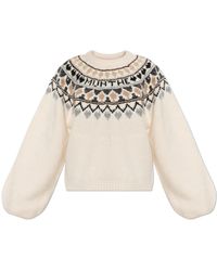 Munthe - Patterned Sweater 'Vaffie' - Lyst