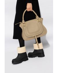 Chloé - 'marcie Medium' Leather Shoulder Bag, - Lyst