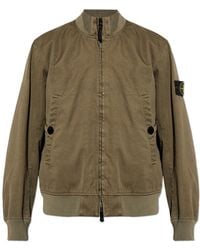 Stone Island - Jacket With Detachable Patch - Lyst