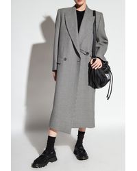 Alexander McQueen Wool Coat - Gray