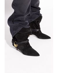 Isabel Marant - Suede Heeled Ankle Boots 'Edrika' - Lyst
