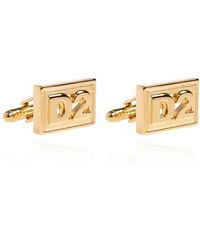 DSquared² - Cufflinks With Logo - Lyst