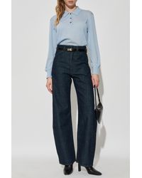 Rag & Bone - Cashmere Long-Sleeve Polo - Lyst