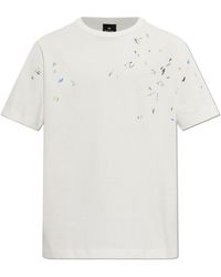 Paul Smith - T-Shirt With A Colorful Print - Lyst