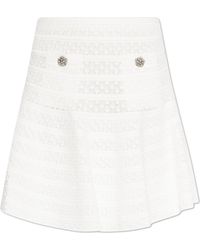 Self-Portrait - Short Skirt With Pockets - Lyst