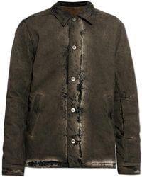 Rick Owens - Denim Jacket With Collar - Lyst