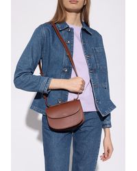 A.P.C. Mini Genève Bag in Brown | Lyst 