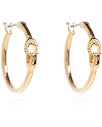 COACH - Brass Earrings - Lyst
