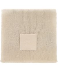 Ami Paris - Scarf With Sewn-On Logo - Lyst