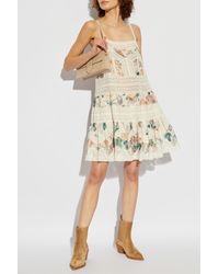 Zimmermann - Dress With Floral Motif - Lyst