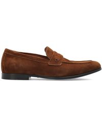 Ferragamo - "Tiberio" Suede Loafers - Lyst
