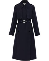 Jil Sander - Wool Trench Coat - Lyst