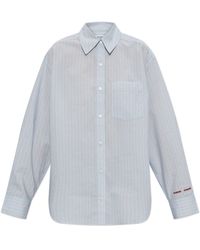 Samsøe & Samsøe - Striped Pattern Shirt "Salova" - Lyst