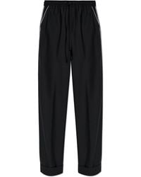 Dolce & Gabbana - Dolce & Gabbana Wool Drawstring Trousers - Lyst