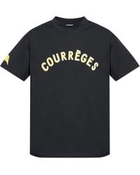 Courreges - T-Shirt With Logo - Lyst