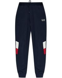 EA7 - Sweatpants With Printed Logo - Lyst