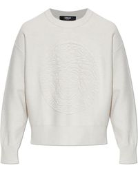 Versace - Sweater With Medusa Head - Lyst