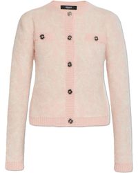 Versace - Wool Cardigan - Lyst