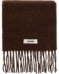 Jacquemus - Scarf With Logo Patch, - Lyst