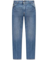 Dolce & Gabbana - Jeans With Slightly Tapered Legs - Lyst