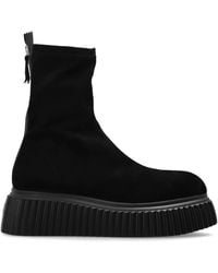 Agl Attilio Giusti Leombruni - Suede Platform Ankle Boots "Mirabel" - Lyst