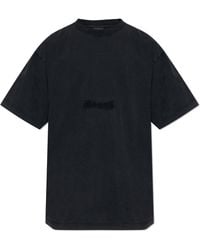 Balenciaga - T-Shirt With Embroidered Logo - Lyst