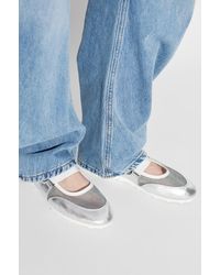 Marni - Ballet Flats With Logo Patch - Lyst