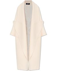 Balmain - Long Coat With A Single Vent - Lyst