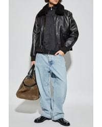 Eleventy - Wool Cardigan With Stand-Up Collar - Lyst