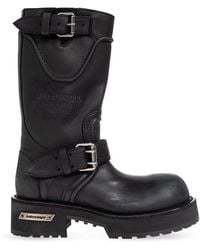 Balenciaga - Leather Ankle Boots 'Venom' - Lyst