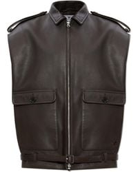Courreges - Leather Vest - Lyst
