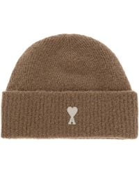 Ami Paris - Cap With Embroidered Logo - Lyst