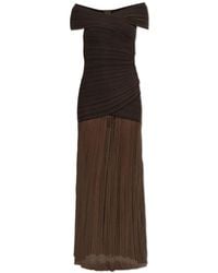 Balmain - Off-Shoulder Dress - Lyst