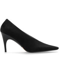 Balenciaga - Suede Heeled Shoes "Duchesse" - Lyst