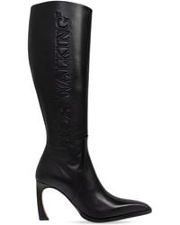 Off-White c/o Virgil Abloh - Heeled Boots 'For Walking Loop' - Lyst