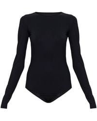 MM6 by Maison Margiela - Long Sleeve Bodysuit - Lyst