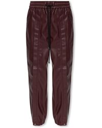 Iceberg - Faux Leather Trousers - Lyst