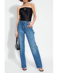 Versace - Jeans With Logo - Lyst