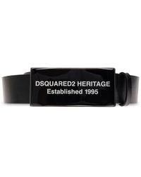 DSquared² - Leather Belt With Buckle - Lyst