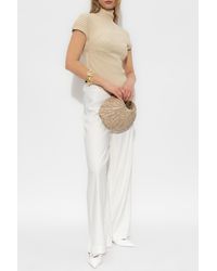 Cult Gaia Kora Pants in White | Lyst