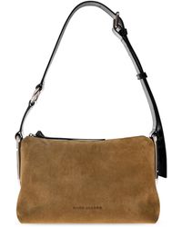 Marc Jacobs - Suede Logo Bag - Lyst