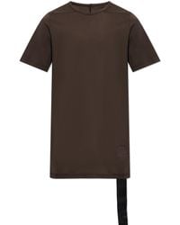 Rick Owens - T-Shirt With A Decorative Stripe - Lyst