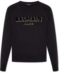 Balmain - Sweatshirt With Logo - Lyst