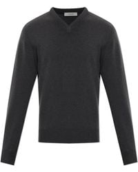 Lemaire - Cashmere V-Neck Sweater - Lyst