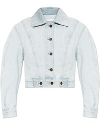 Givenchy - Short Denim Jacket - Lyst