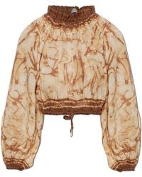 Zimmermann - Short Loose-Fit Top - Lyst