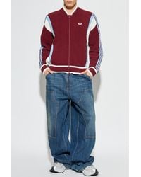 adidas Originals - Cardigan With Embroidered Logo - Lyst